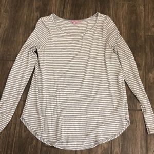 Calypso St. Barth l/s stripe tee sz. M